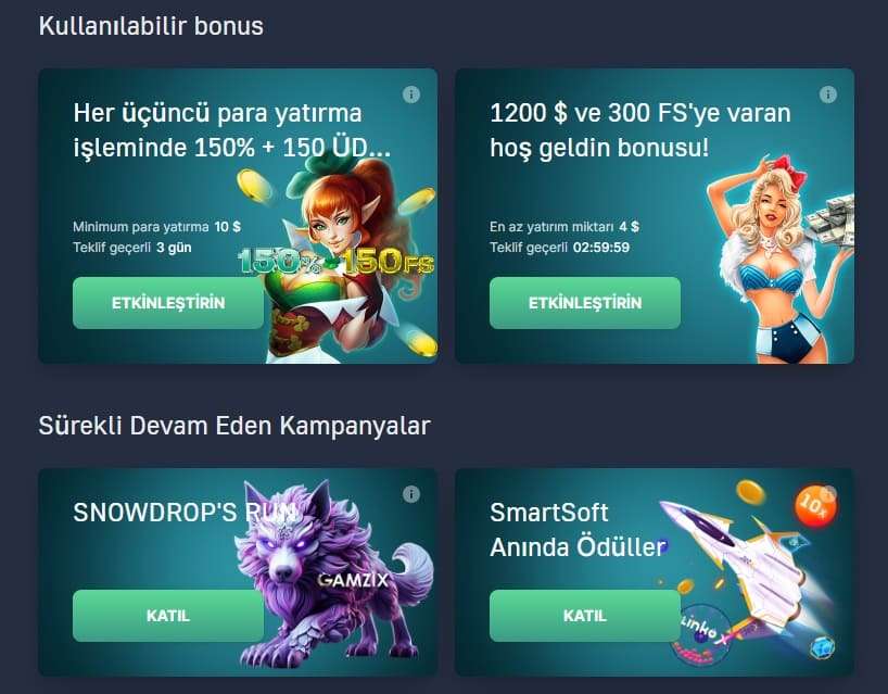 7slots bonusları